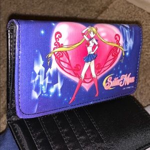 Sailor moon small thin wallet